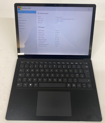 Microsoft Surface 5 13'' i7-1265U 16GB RAM 256GB NVMe Schwarz Grade B UK