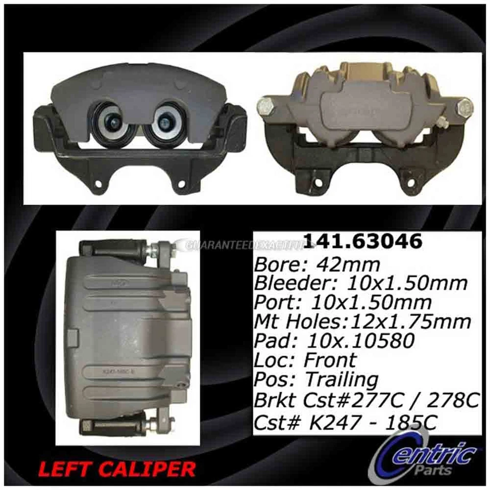 For Dodge Magnum Charger & Chrysler 300 Centric Front Left Brake Caliper TCP - Изображение 3 из 4