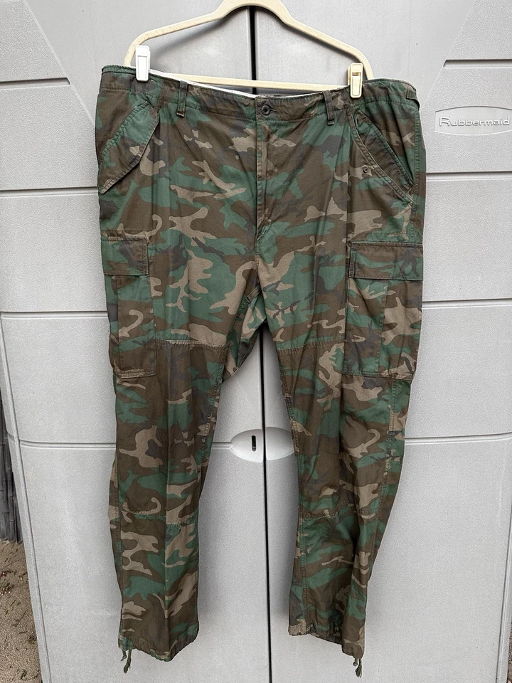 Polo Ralph Lauren Masculino 46B Calça de Lona Ajuste Clássico Ripstop Utilitário Camuflagem - Imagem 3 de 4