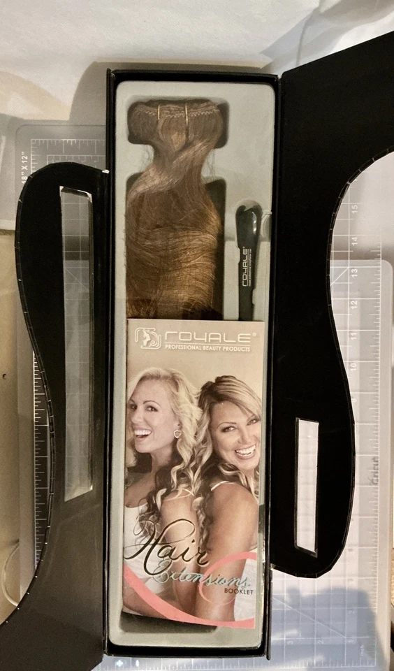 Extensiones de clip de cabello 100 % humano Remy Royale Pro 19" EXPRESSO MARRÓN 01 Foto 2 de 3