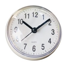 Waterproof Shower Clock Bathroom Kitchen Wall Suction Cup Time for Women Makeup