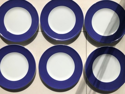 Dibbern Kuchenteller Frühstücksteller Solid Color violett lila NEU 6 Stück