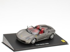 2005 Ferrari F430 Spider - Metallic Grey - 1/43 Diecast Model Car IXO Altaya