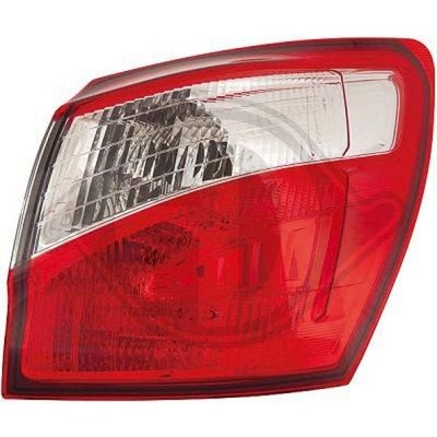 Heckleuchte Diederichs 6045990 für Nissan Rechts