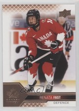 2022 Upper Deck Team Canada Juniors Women's WC Rose Gold Foil Renata Fast 2d8