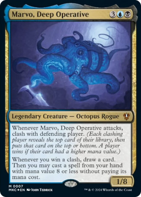 Marvo, Deep Operative [Murders at Karlov Manor Commander] Magic MTG