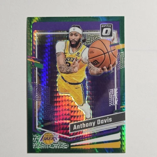 2023-24 Panini Donruss Optic - Anthony Davis #144 Green Hyper Prizm