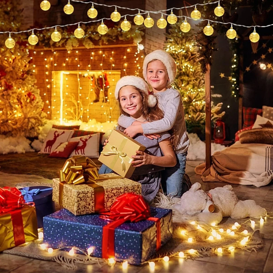 30/50/60 LED Battery Operated Wire String Fairy Lights Christmas Decor Remote - Image 3 of 4