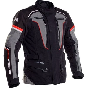Richa Infinity 2 Pro Motorcycle Motorbike Textile Jacket Black / Grey / Red