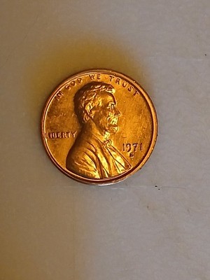 1971 S Lincoln BUSINESS STRIKE Memorial Cent Penny BU - UNCIRCULATED
