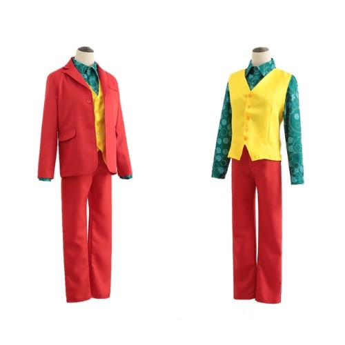 Joker Joaquin Phönix Arthur Fleck Cos Kostüm komplettes Set für Halloween Cosplay - Bild 6 von 20