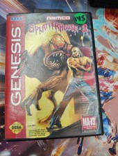 Splatterhouse 3 Sega Genesis Authentic Cartridge And Box- Tested+works