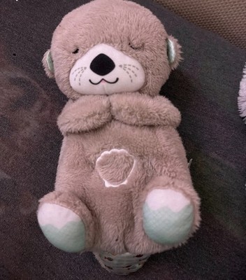 Fisher-Price Schlummer Otter Kuscheltier mit Atembewegung und Musik, Baby Top