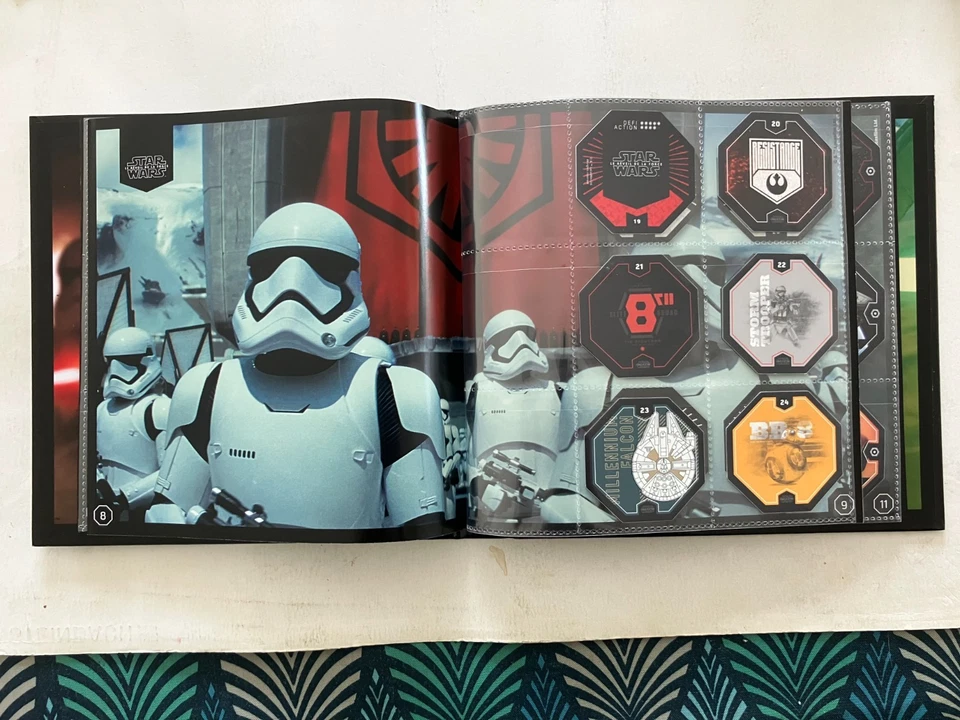 Star wars - Album complet Rogue one 54 jetons + poster - Leclerc 2016 - Photo 3/4
