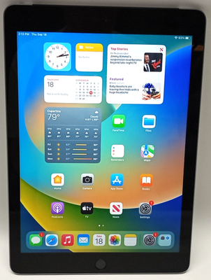 Apple iPad 5th Gen. A1823 Space Gray 32gb Verizon for sale online