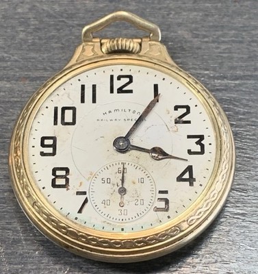 Antique Hamilton Railway Special Pocket Watch 992b 21 Jewels