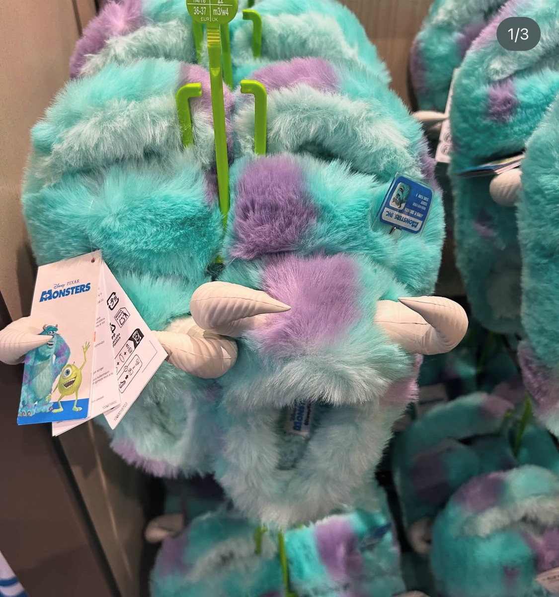 Disney Parks Crocs Monsters Inc. Sulley Adult Classic Cozzzy