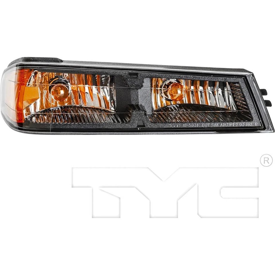 Conjunto de 2 luces de estacionamiento/señal de giro delanteras TYC para Chevrolet Colorado 2004-2012 Foto 4 de 4