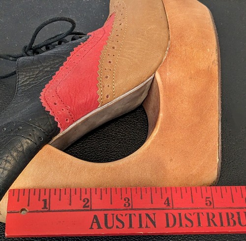 Jeffrey Campbell Havana Last Rockin Plataformas Oxford Madera Recortada Cuña 8 - Imagen 16 de 20