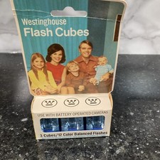 Vintage Westinghouse Flash Cubes Never Removed From Box For Battery Cameras