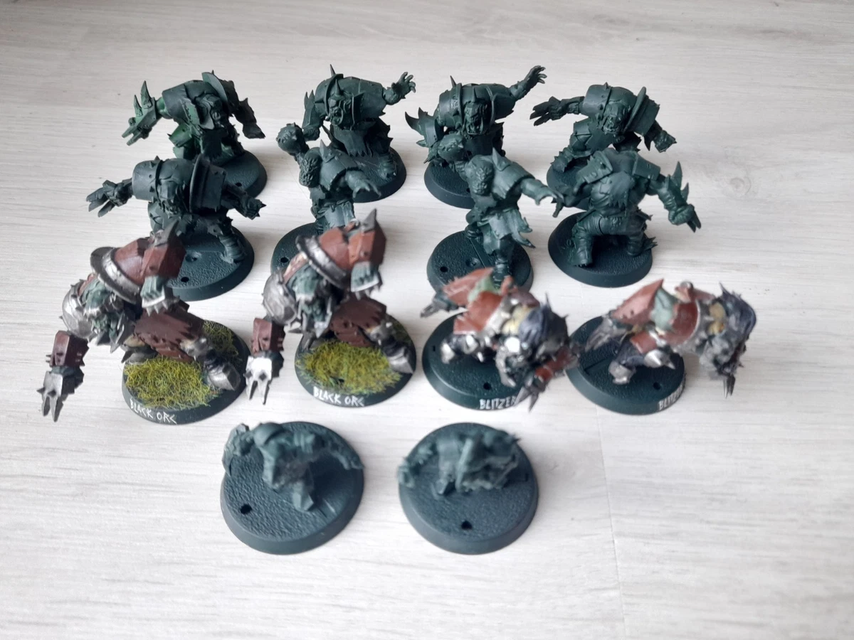 Blood Bowl Ork Team mit Goblins