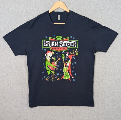 The Brian Setzer Orchestra T-Shirt 13th Annual Christmas Rocks
