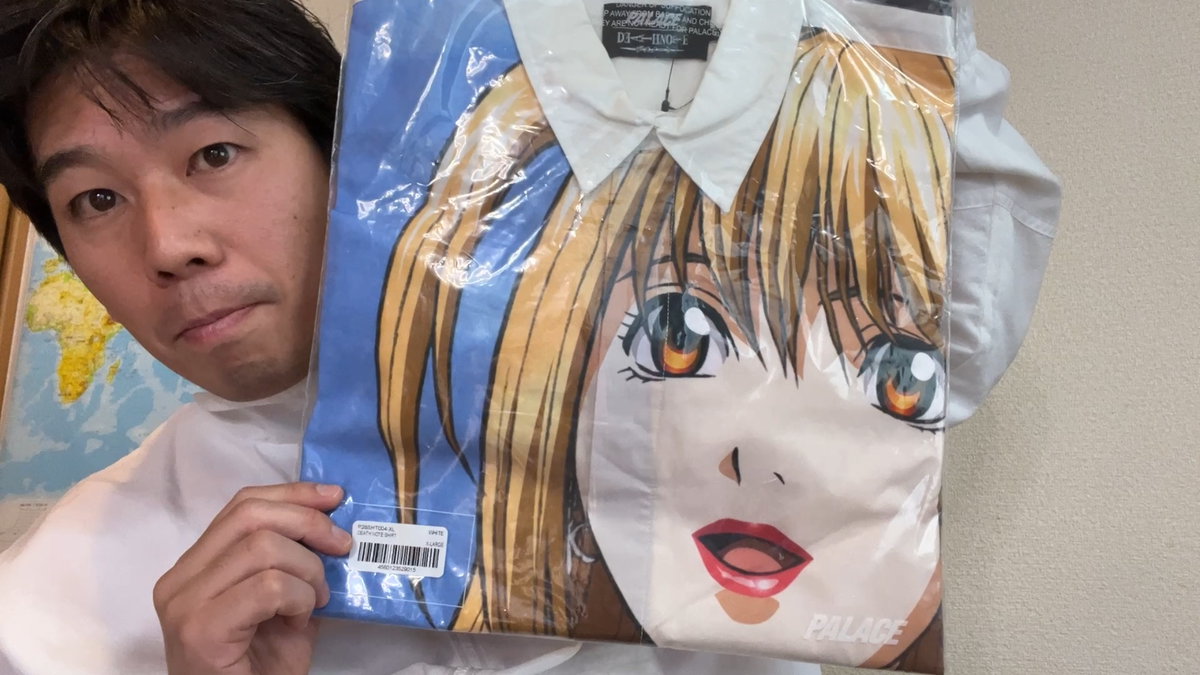 palace skateboards death note new japan shirts misa XL size palace skateboards death note new japan shirts misa XL size