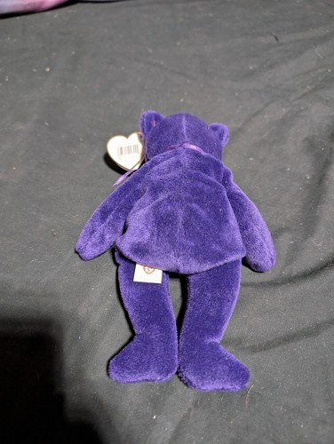 💜 Ty Beanie Bebé PRINCESA Oso Diana 4ta Generación Etiqueta P.E. Pellets 1997 Peluche MWMT 2 - Imagen 2 de 6