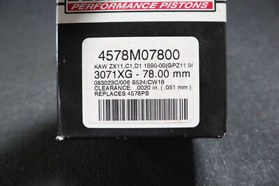 ＭＯＣＯ　オーダー NOS WISECO PISTON KIT KAWASAKI ZX1100 C1 D1 90-2000 GPZ1195