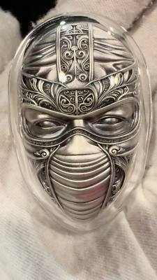 2024 Ninja Mask Shaped 2 oz .999 Silver | eBay