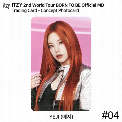 ITZY 2nd World Tour Born To Be Official MD Trading Card Photocard
