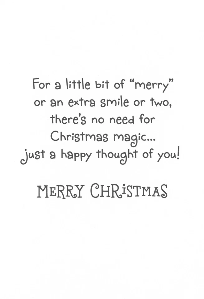 Linda Tarjeta de NAVIDAD PARA NIETA JOVEN, Gato Gatito Copo de Nieve por Hallmark +✉ Foto 2 de 4