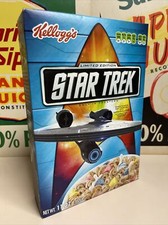 Vintage 2009 Kellogg s Star Trek Cereal 11 oz Full Box Factory Sealed