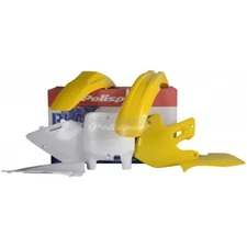POLISPORT  PLASTIC BODY KIT YELLOW Suzuki RM250 1999-2000 Suzuki RM125 1999-2000