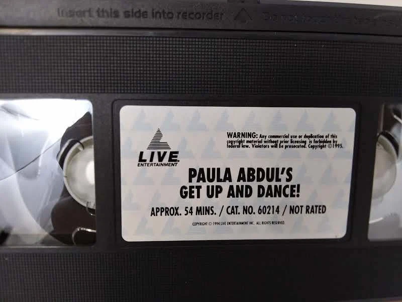 VHS Tapes Lot Of 5 Workout Paula Abdul's Get Up And Dance A.M P.M Yoga Fitness - Image 3 of 4
