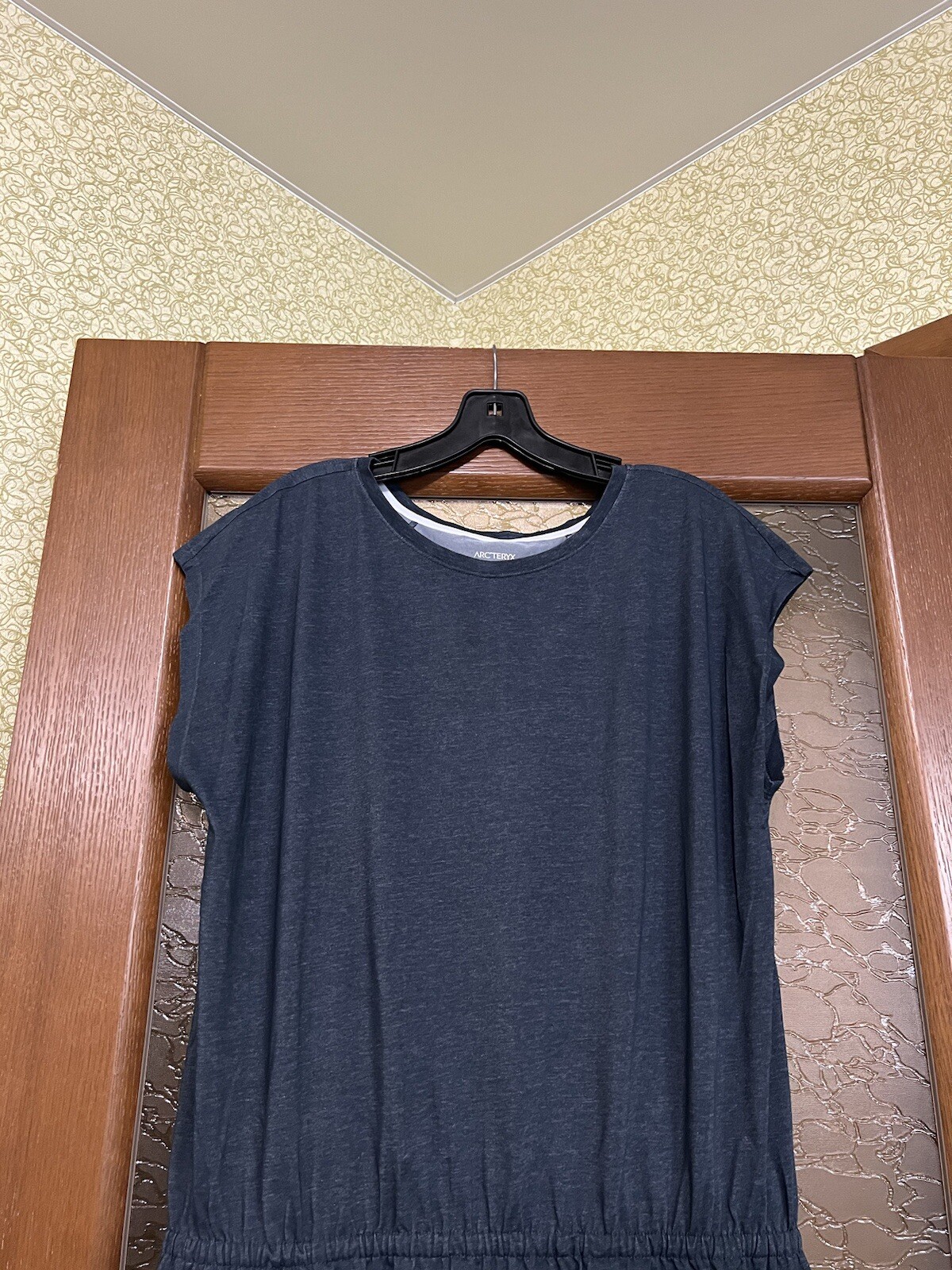 ARC'TERYX ARC’TERYX ARDENA ABITO MIDI MANICA CORTA BLU COTONE POLIESTERE TAGLIA L DONNA