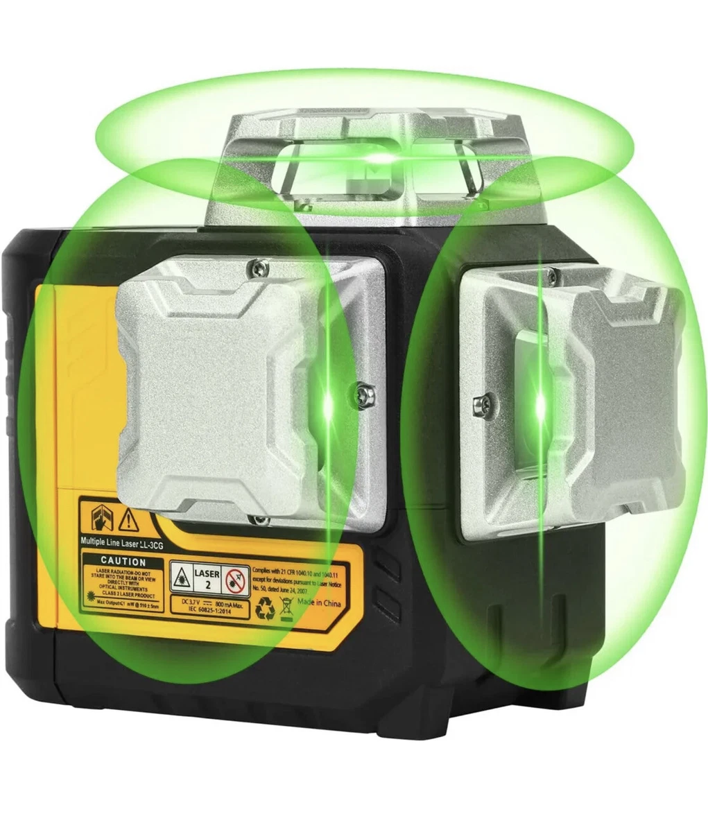 Globest 12 Lines Laser Level 3x360 3D Green Cross Line Laser Level for Picture