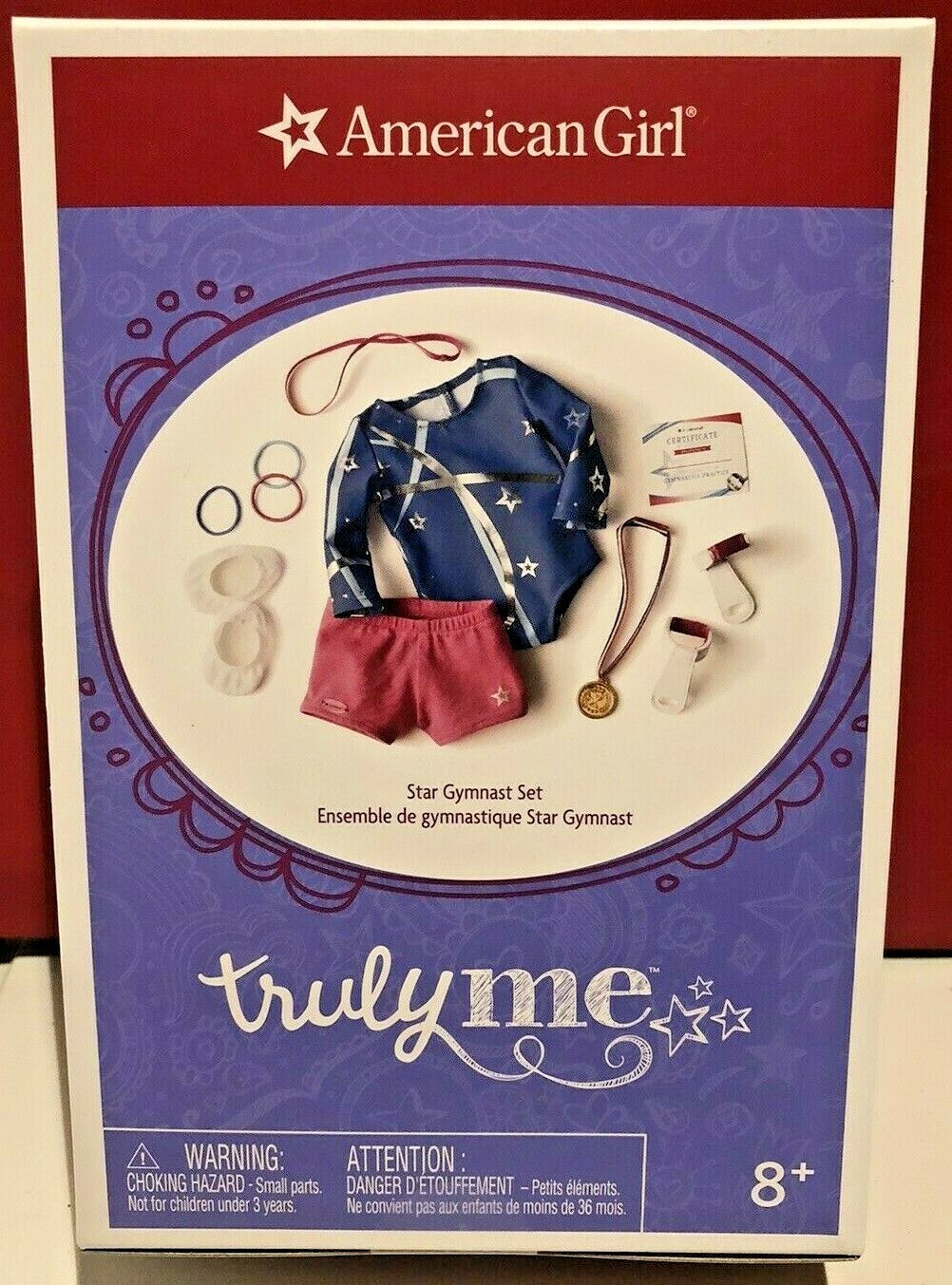 american girl star gymnast set
