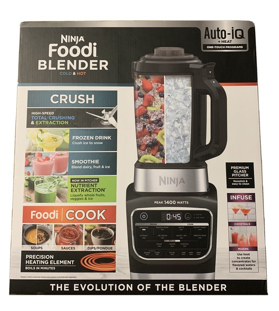 Ninja HB152 1400W Foodi Cold & Hot Blender Black for sale online eBay