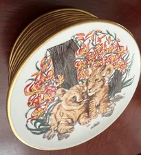 Franklin Porcelain The Animal Alphabet Miniature Collection 3.25" YOU CHOOSE