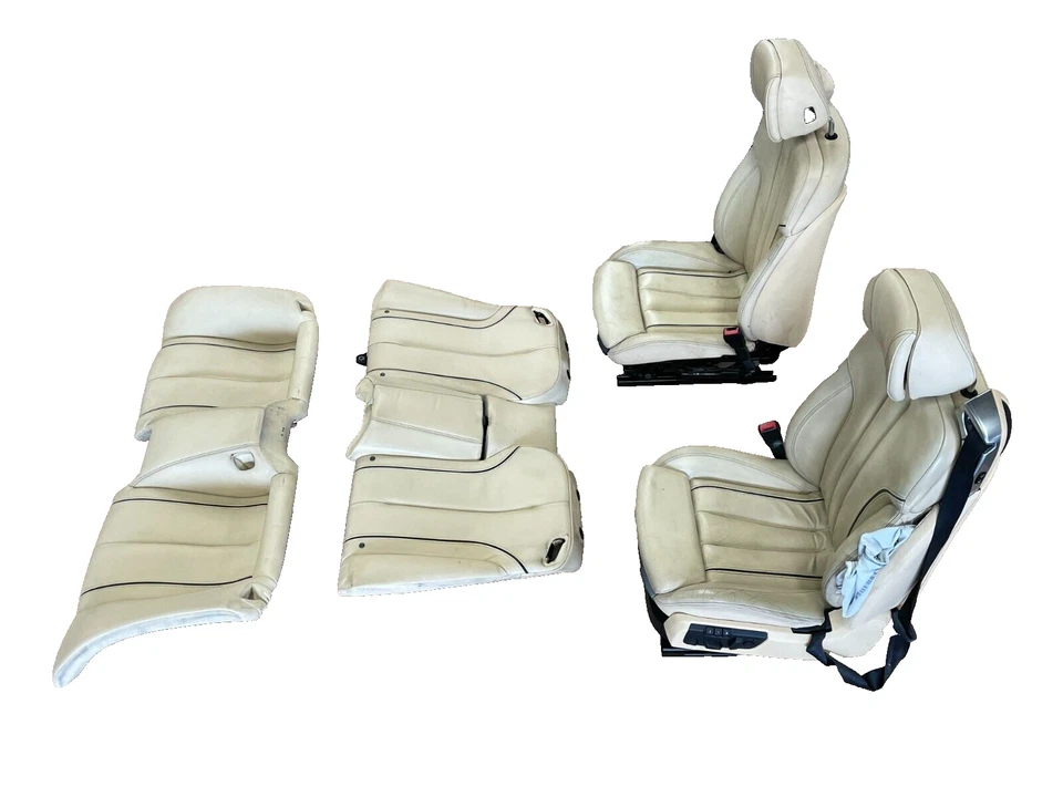 12-16 JUEGO ASIENTOS DELANTEROS Y TRASEROS CONVERTIBLES BMW F12 640i 650i individual 1335 OEM Foto 4 de 4