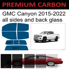 Premium Nano Carbon Window Tint fits GMC Canyon truck 2015-2022 Precut Tint
