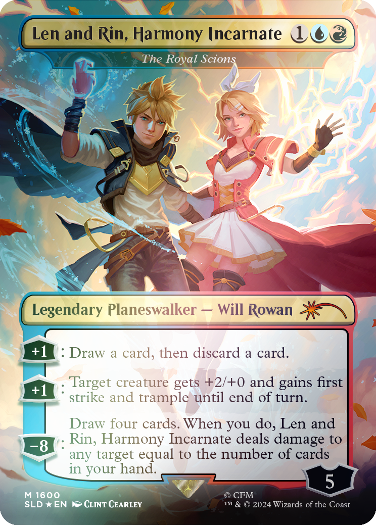 Magic the Gathering Secret Lair x Hatsune Miku: Electric Entourage