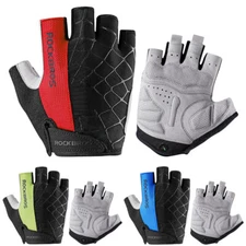 Half Finger Cycling Gloves Breathable Shockproof MTB Bike Short Gloves Men Women