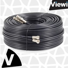 Premium Cable Extension Sky Q +hd Twin Coax Satellite Lead Shotgun with Clips