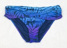 NWT Women's Bleu Rod Beattie Swimsuit Hipster Bottoms Blue Tropical
