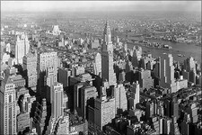 Poster, Many Sizes; Chrysler Building And Queensboro Bridge From Empire State Bl