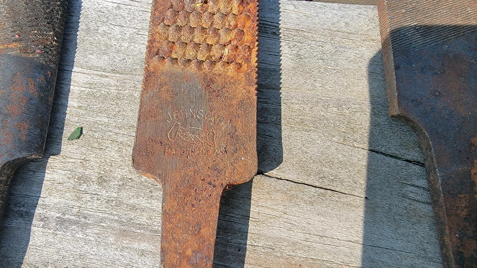 Lote de limas de metal vintage Nicholson Heller Bros Johnson Stokes raspador cuchillo fabricación 11 Foto 3 de 4