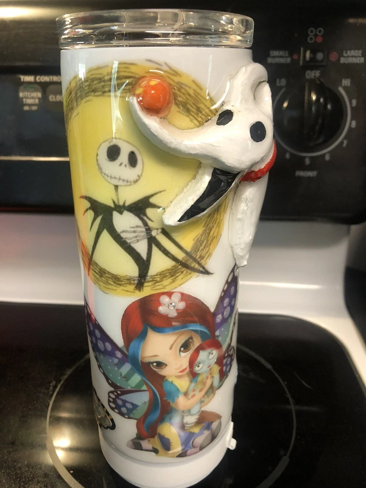 Tumbler With Blue Tooth ,20oz ,3D Stainless Steel Glow In dark! Handmade. 🤩