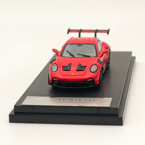 SW 1:64 Porsche 992 GT3 RS Racing Sports Red Diecast Models Car Collection - Picture 5 of 7
